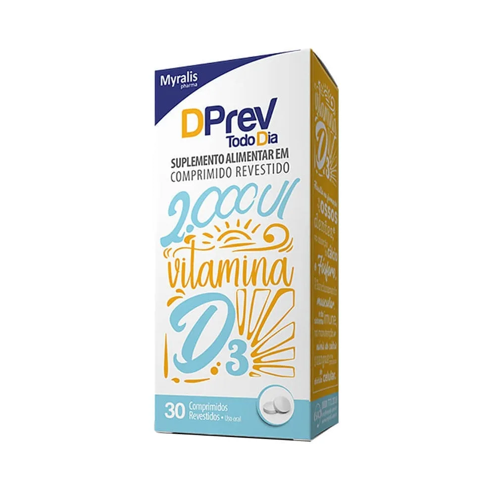 Dprev Todo Dia 2.000UI 30 Comprimidos Revestidos