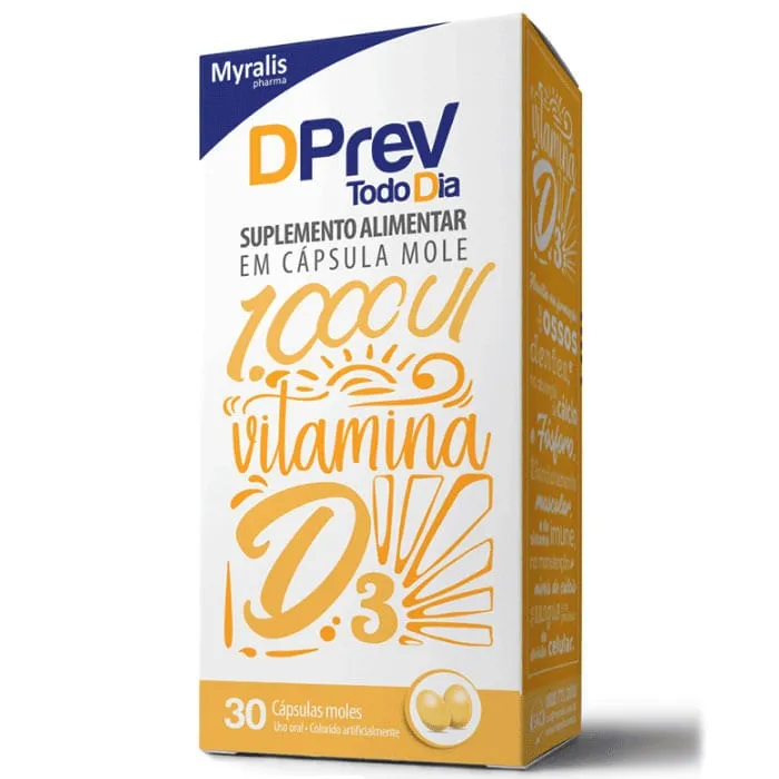 Dprev Todo Dia 1.000UI 30 Cápsulas