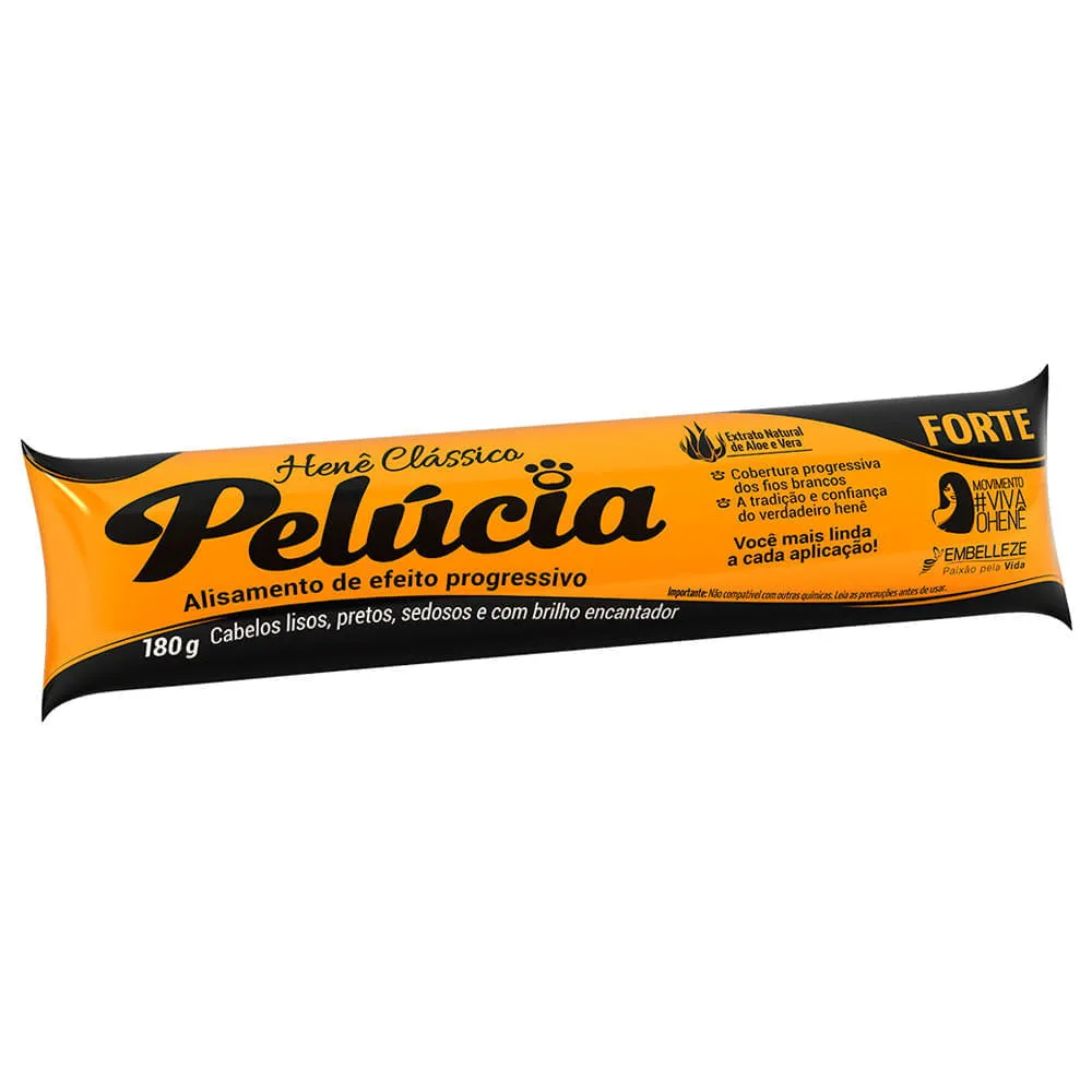 Alisante Henê Clássico Pelúcia Forte Gel 180g