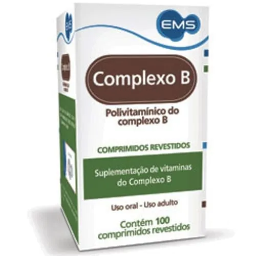 Complexo B 100 comprimidos revestidos