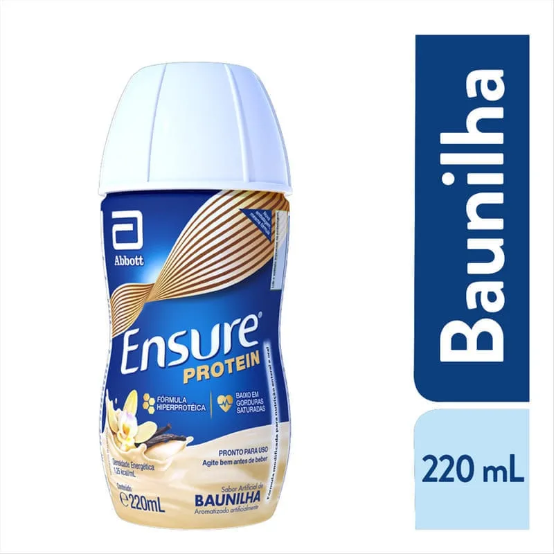 Ensure Protein Suplemento Adulto Sabor Baunilha 220ml