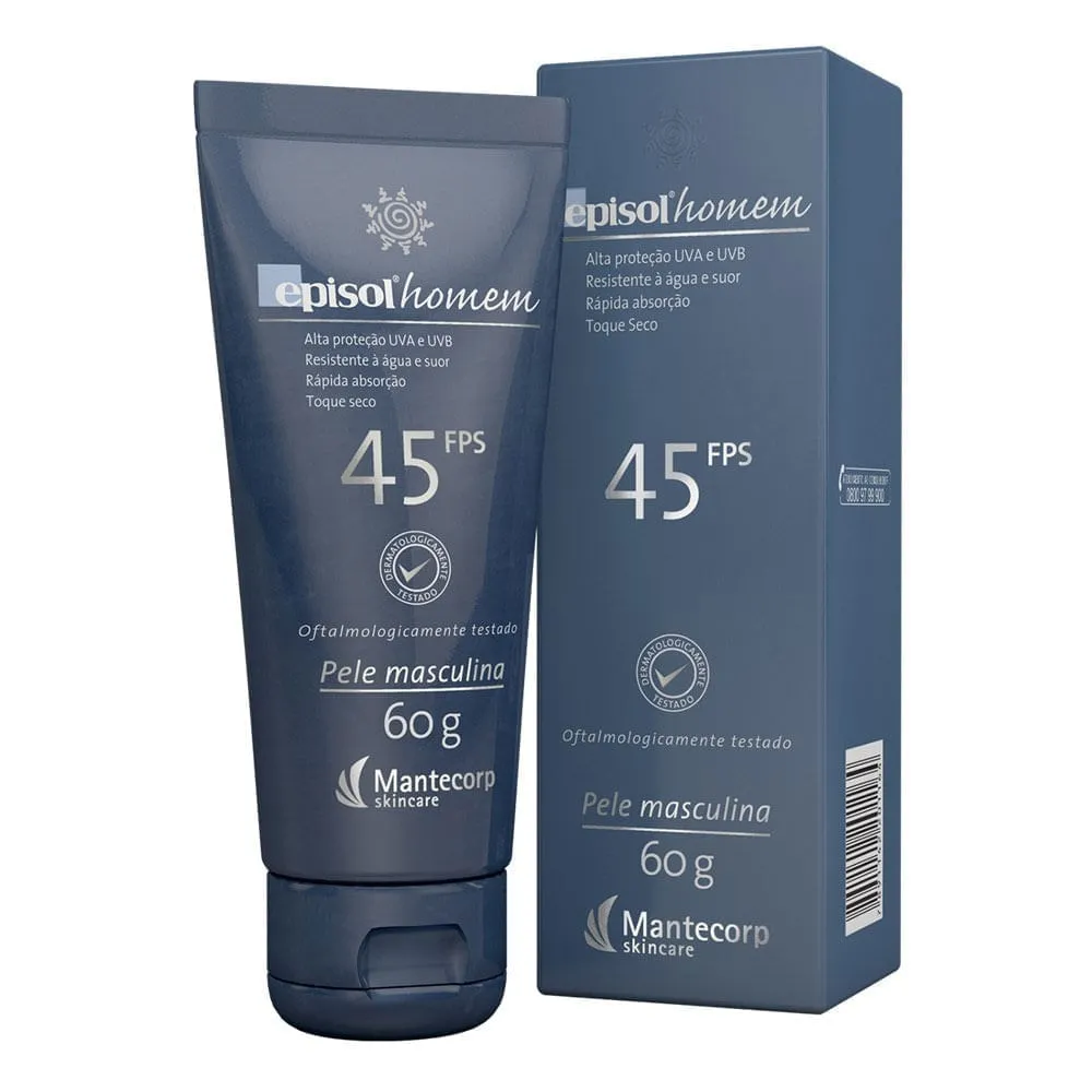 Protetor Solar Episol Homem Loção FPS45 60g