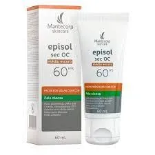 Protetor Facial Mantecorp Episol Sec Oc Medio Escuro Fps 60 60ml
