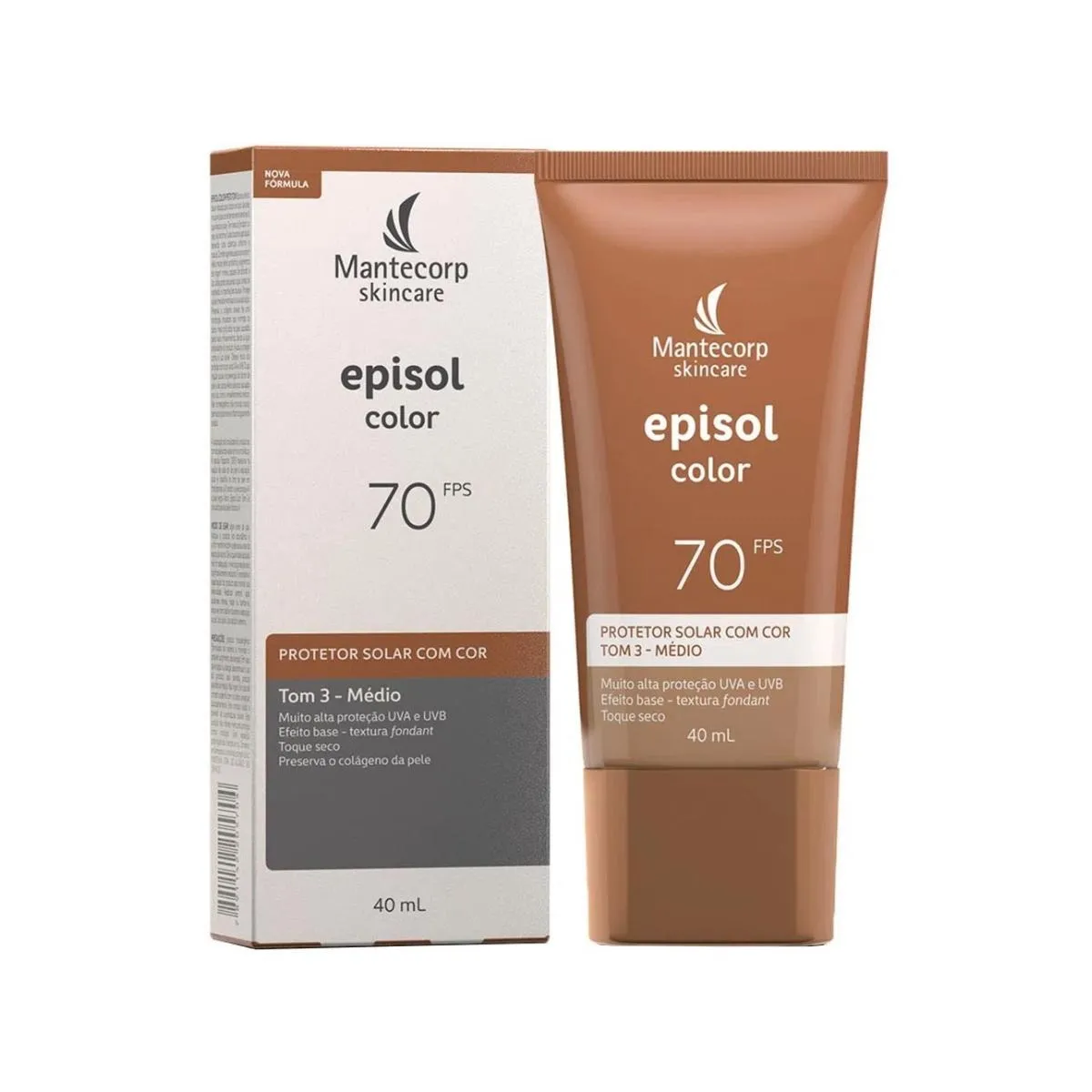 Episol Color F70 Com Cor Tom 3 Medio 40ml