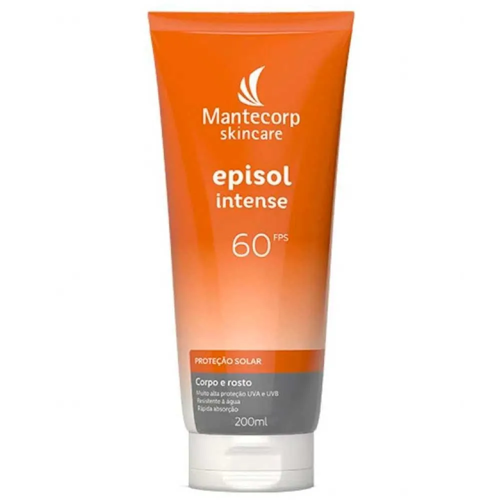 Protetor Solar Facial E Corporal Episol Intense Fps60 200ml