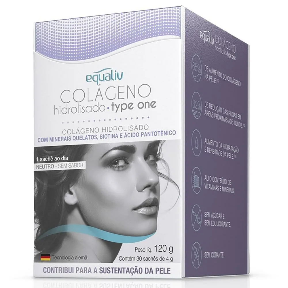 Equaliv Colágeno Hidrolisado Type One 30 sachês