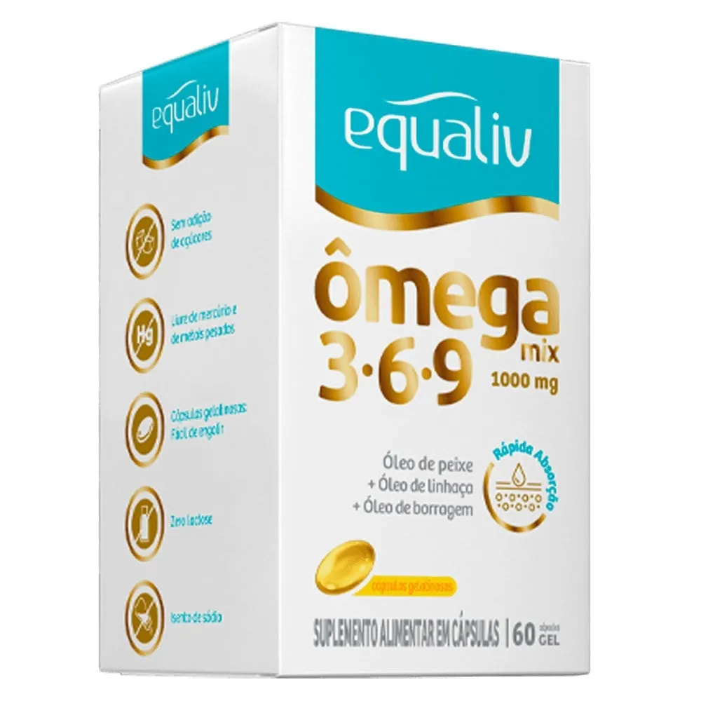 Equaliv Omega Mix 369 60 Cápsulas