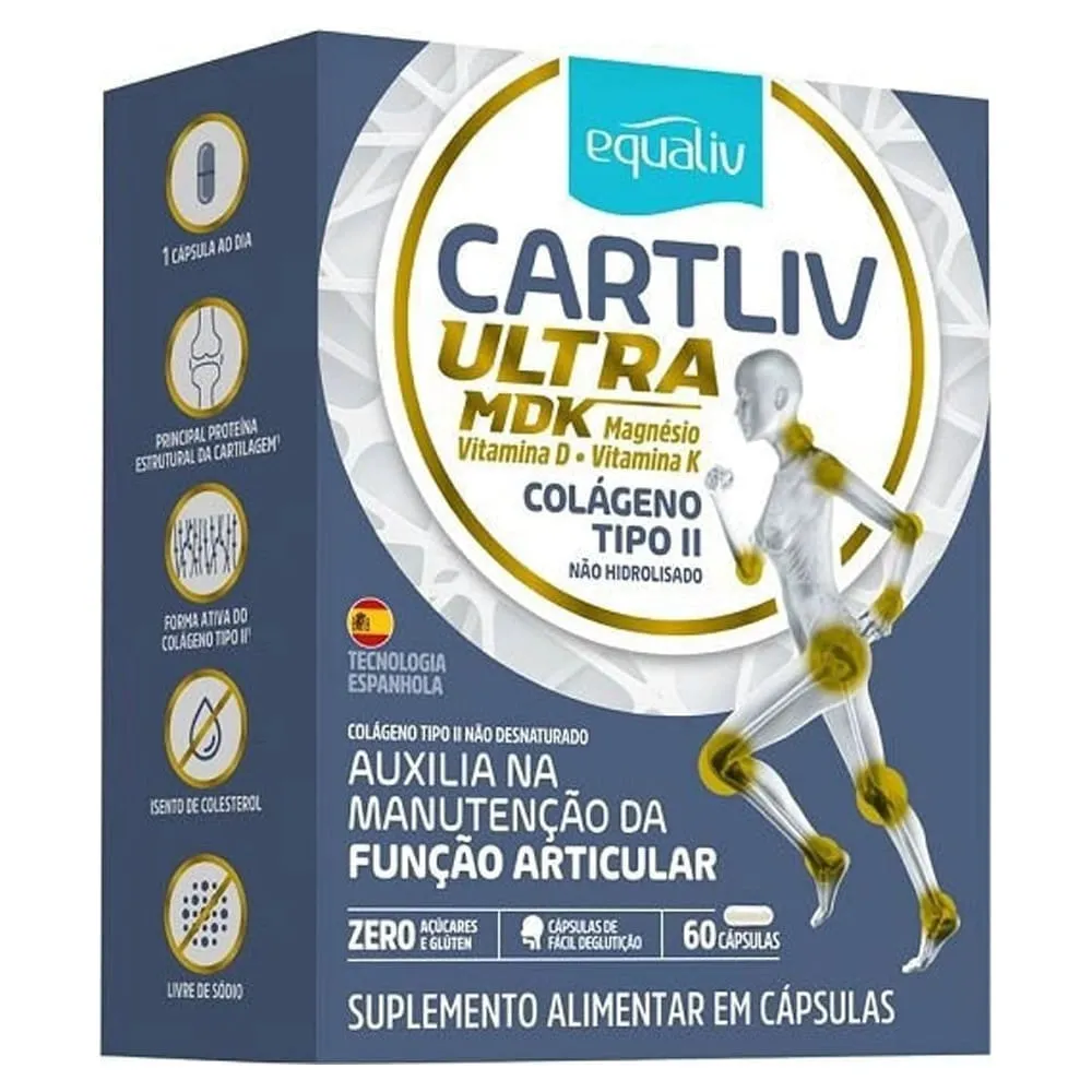 Equaliv Cartliv Althaia Ultra MDK | Com 60 Cápsulas
