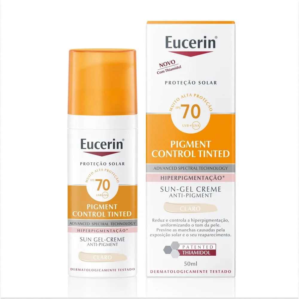 Protetor Solar Eucerin Sun Oil Control Claro FPS70 50ml