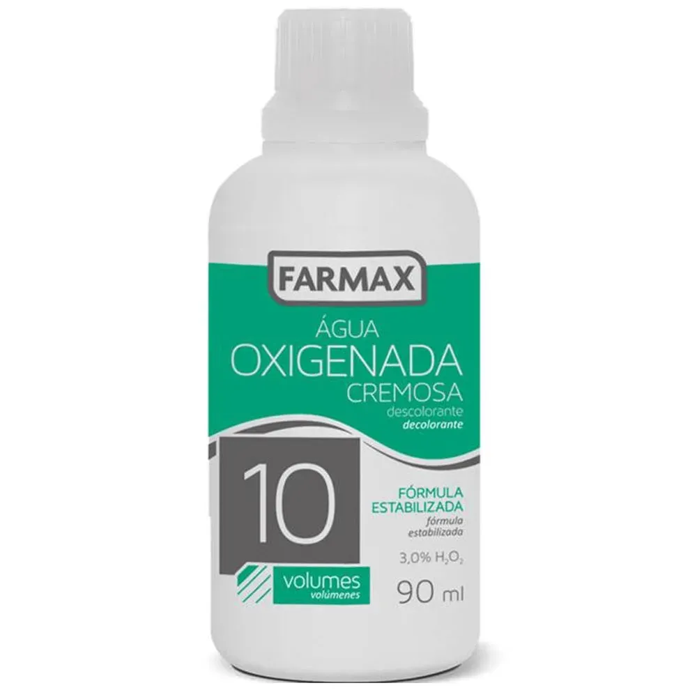 Água Oxigenada Cremosa 10 Volumes 90ml Farmax