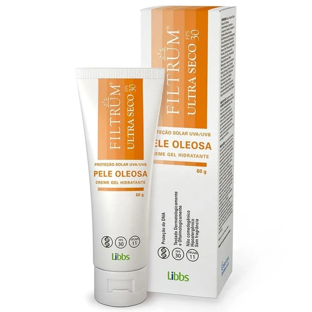 Protetor Solar Filtrum Ultra Seco Pele Oleosa FPS30 60g
