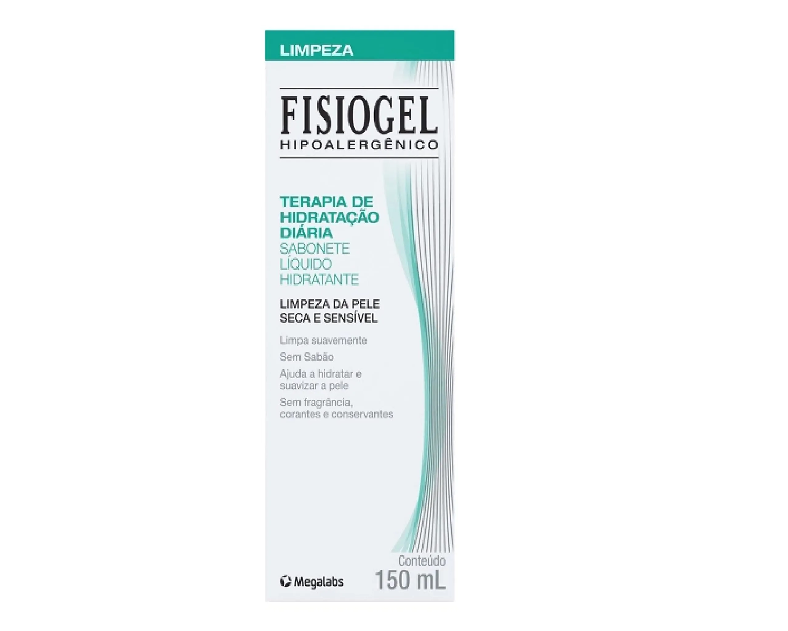 Sabonete Líquido Fisiogel Facial e Corporal 150ml