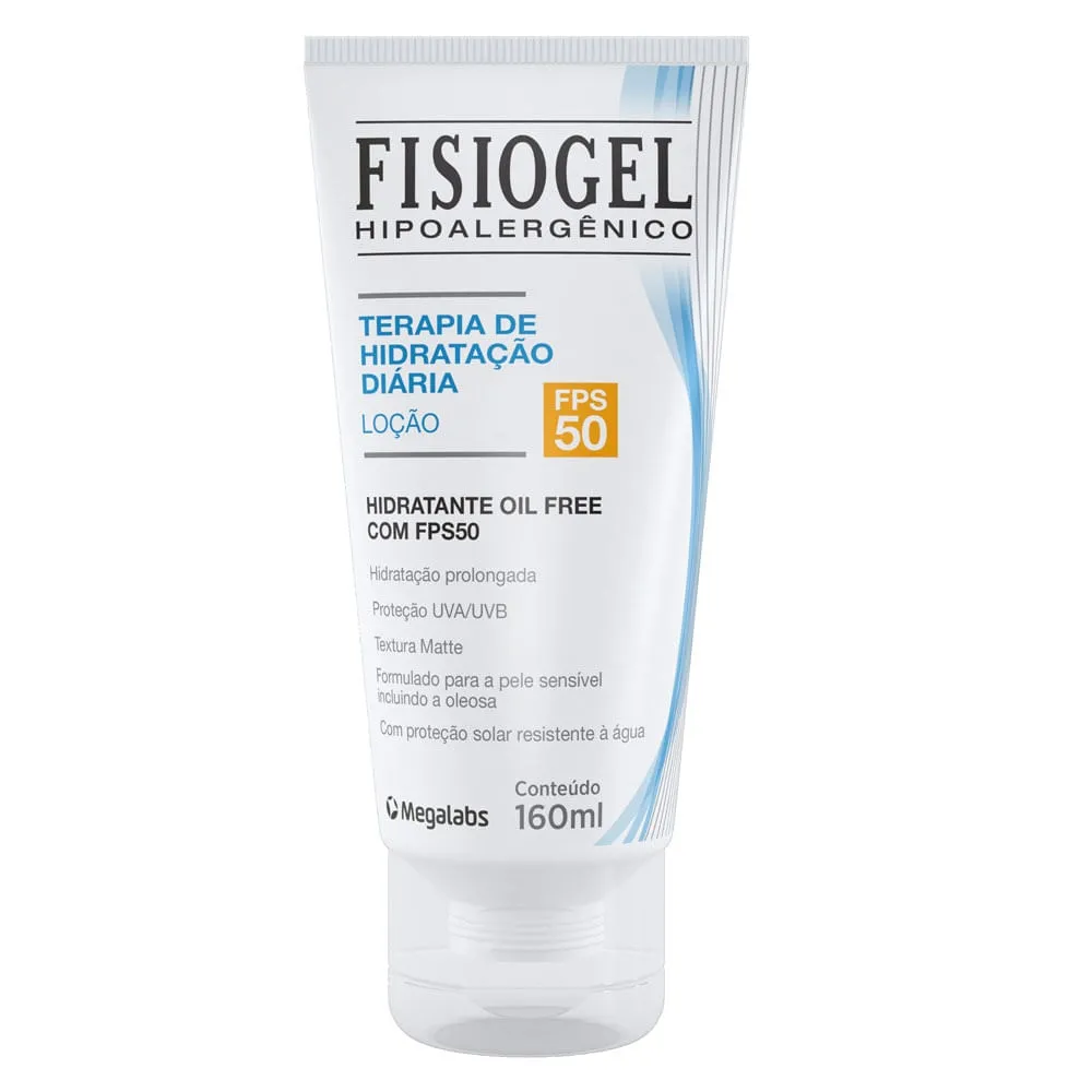 Hidratante Fisiogel Loção Oil Free FPS50 160ml