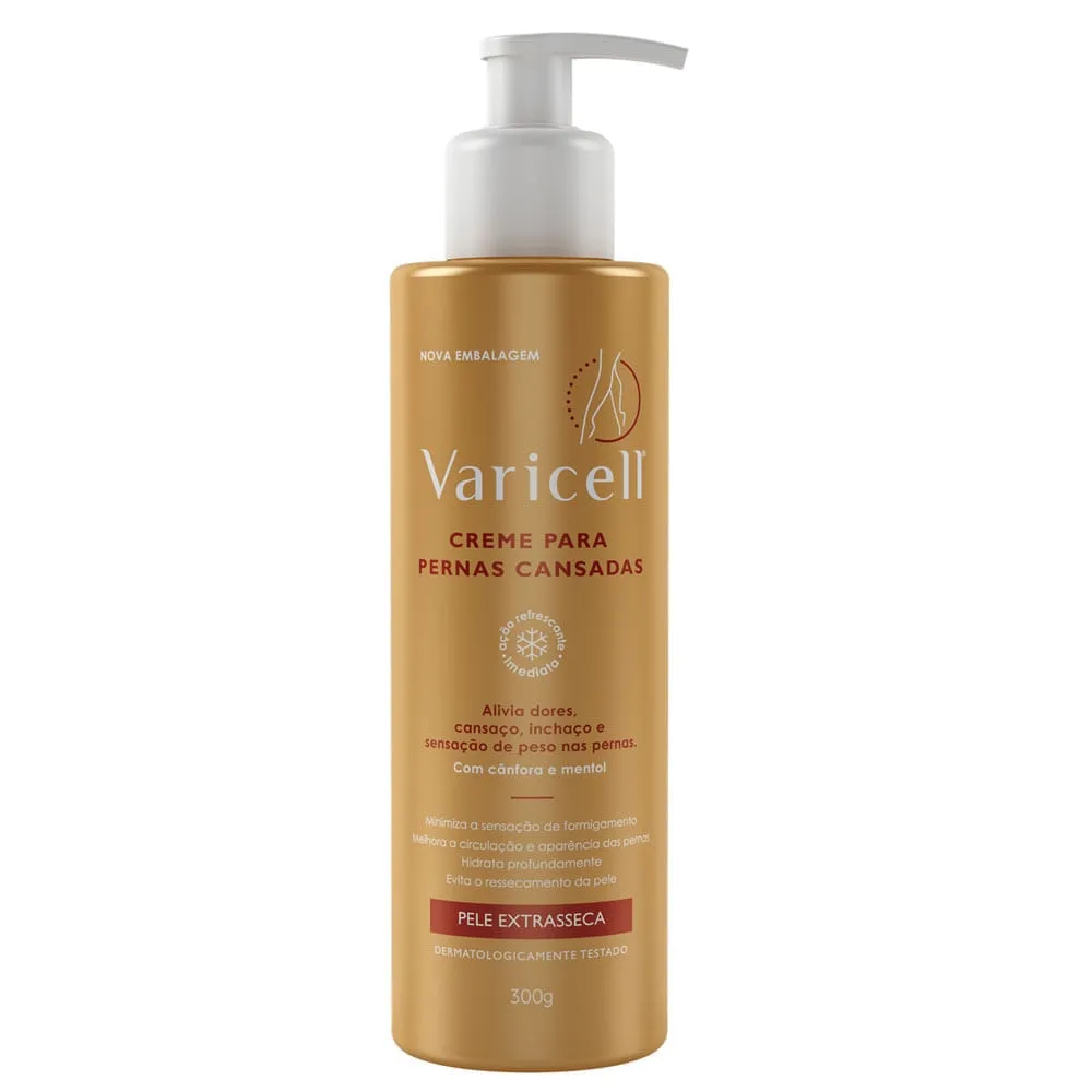 Varicell Creme para as Pernas Pele Extrasseca 300g