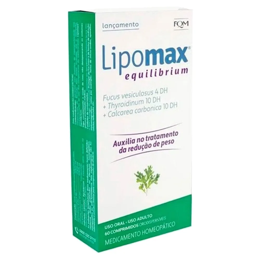 Lipomax Equilibrium 4DH Farmoquímica | Com 60 Comprimidos