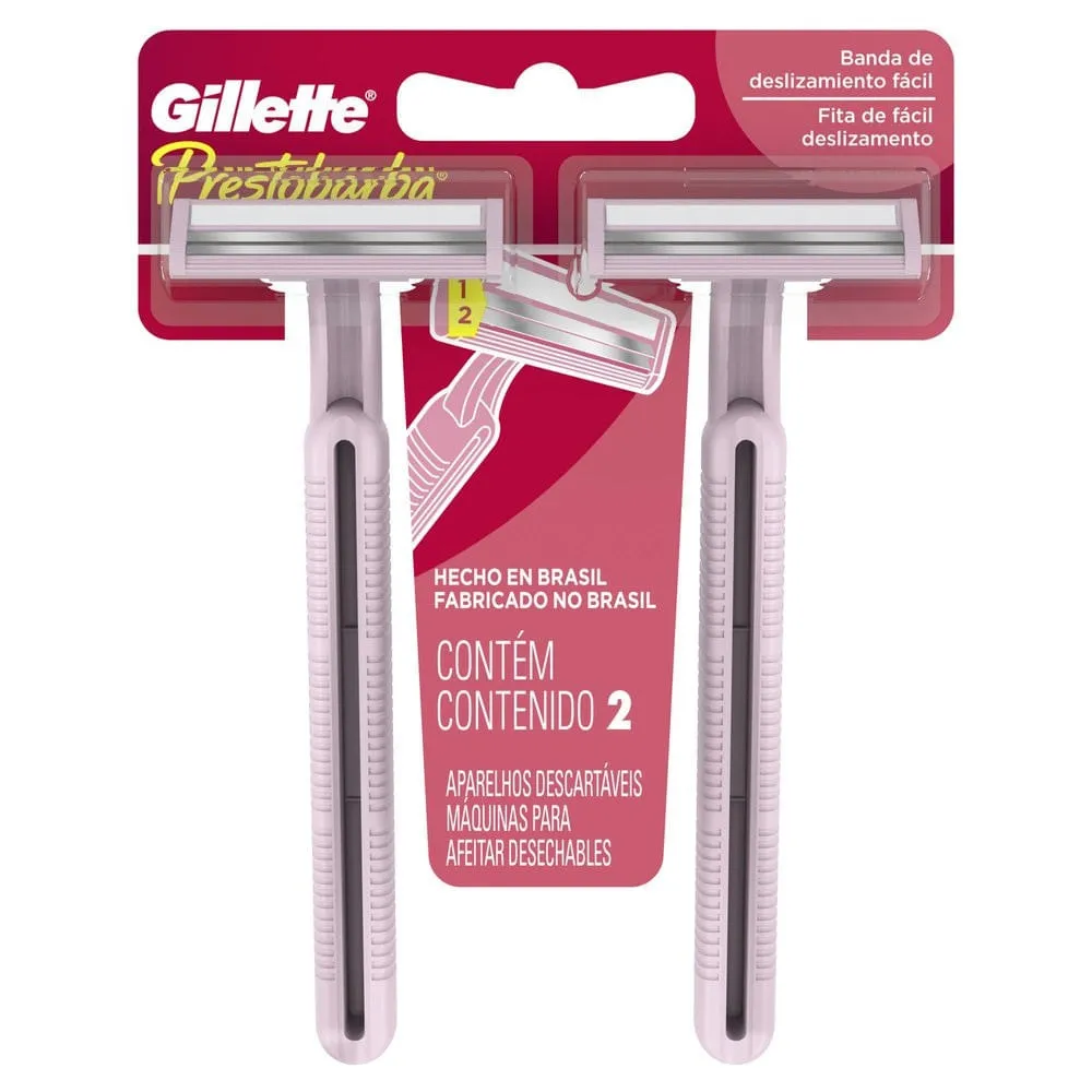 Aparelho de Depilar Gillette Prestobarba Women 2 unidades