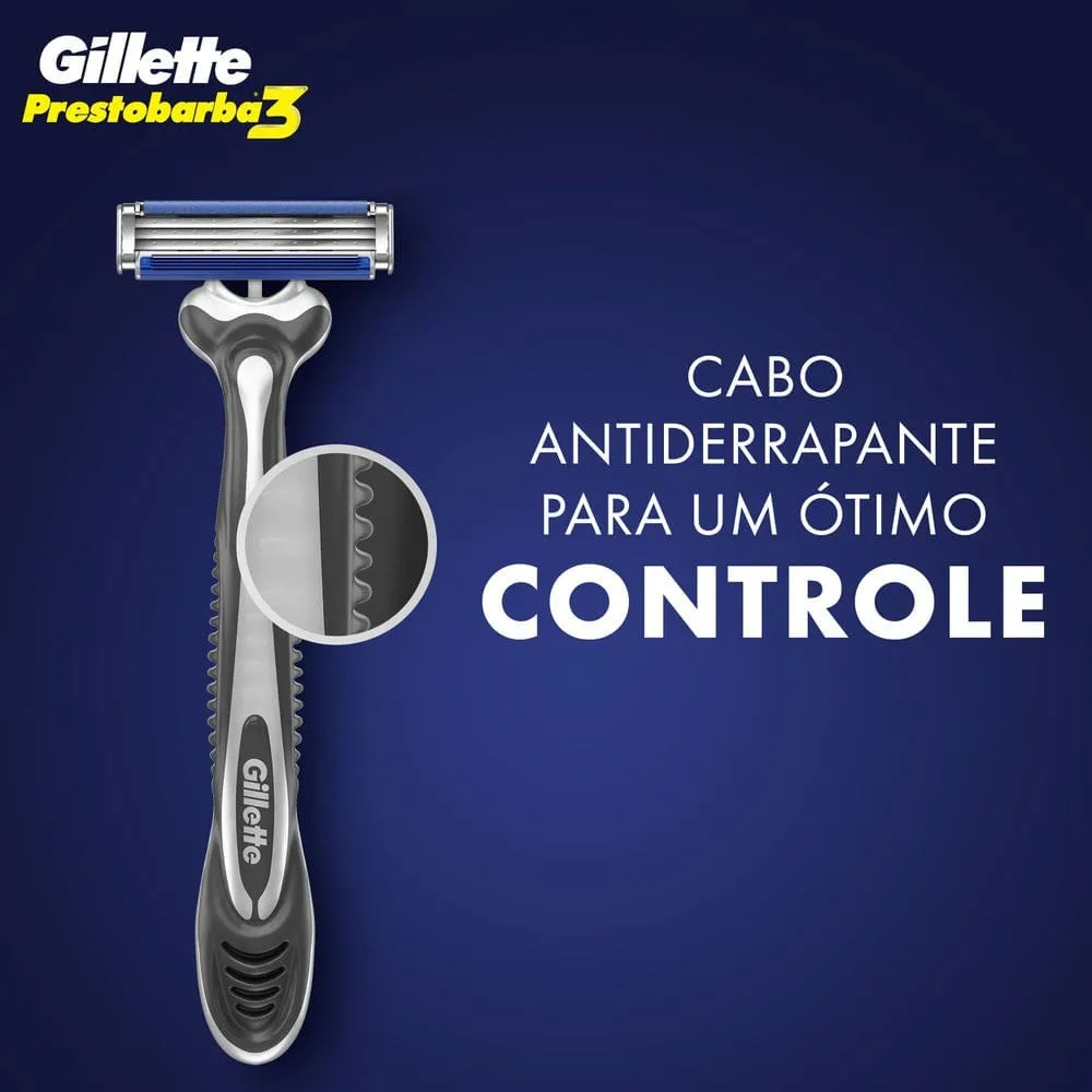 Aparelho de Barbear Gillette Prestobarba 3 Leve 8 Pague 6