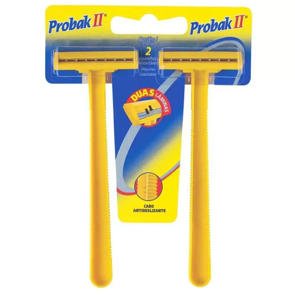 Aparelho de Barbear Gillette Prestobarba Probak 2 2 unidades