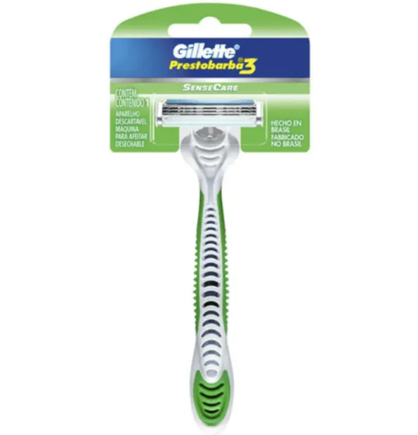 Aparelho de Barbear Gillette Prestobarba 3 Sensitive com 1 Unidade