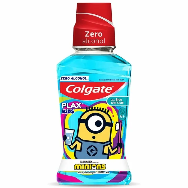 Enxaguante Bucal Colgate Plax Kids Minions 250ml