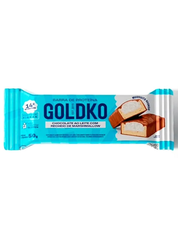 Barra de Proteína Gold Ko Ao Leite + Marshmallow 50g