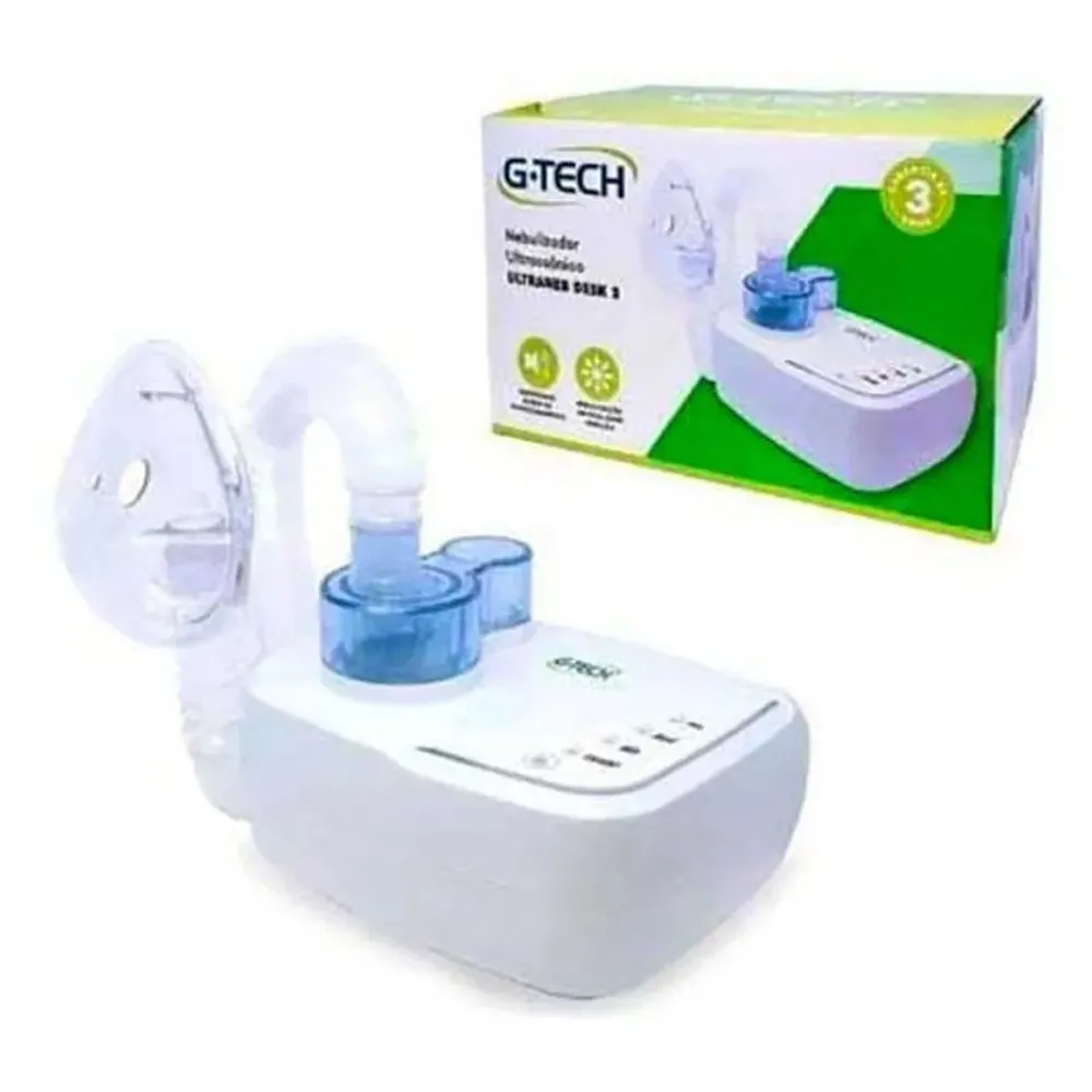 Inalador E Nebulizador G-tech Ultrassônico Ultraneb Branco Bivolt 1 Unidade