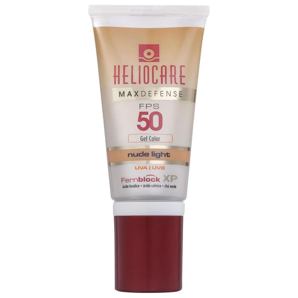 Protetor Solar Heliocare Max Defense Nude Light Melora FPS50