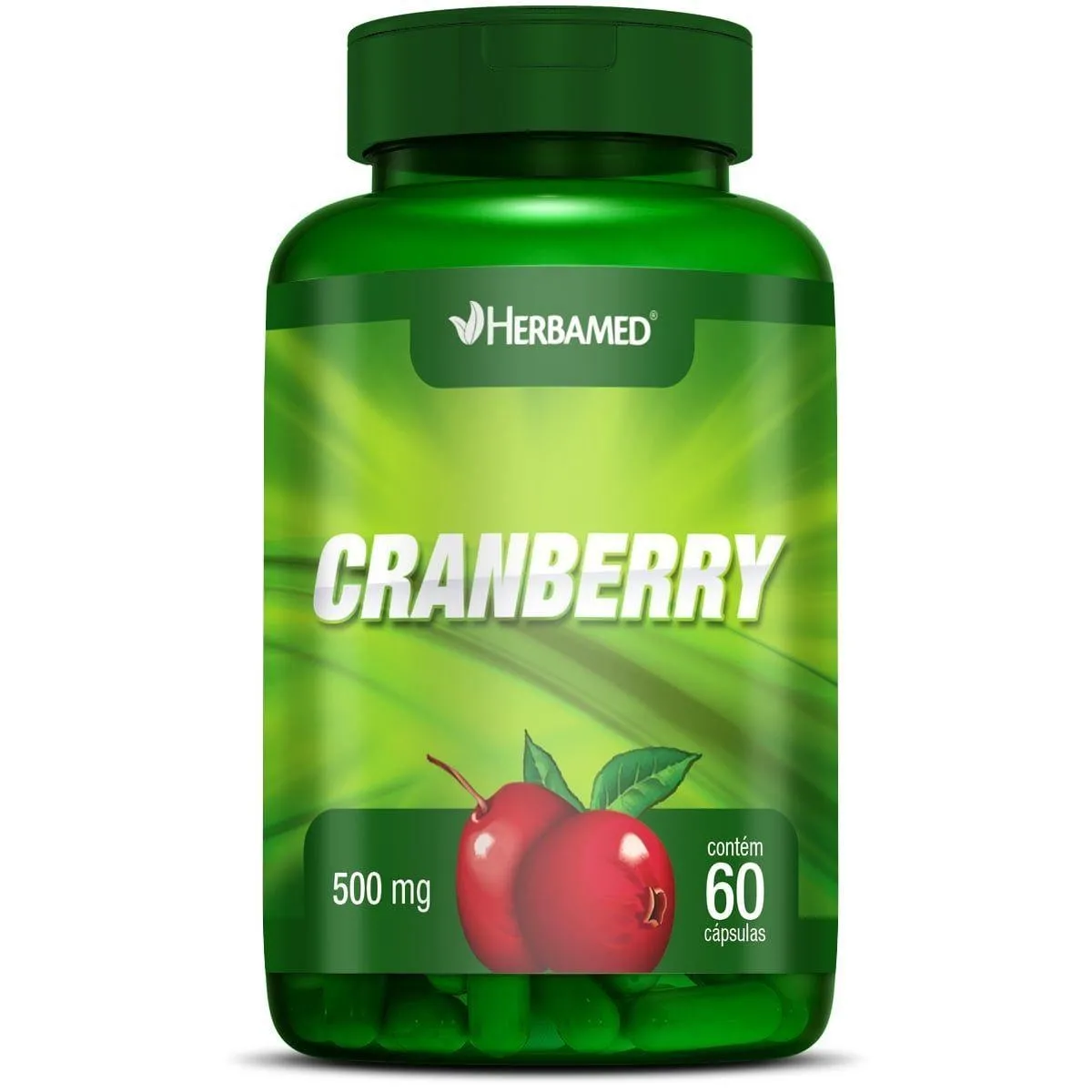 Cranberry 500mg Herbamed 60 Cápsulas
