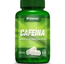 Cafeina 210mg Herbamed 60 Cápsulas