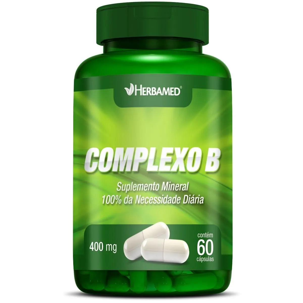Complexo B 400mg Herbamed 60 Cápsulas
