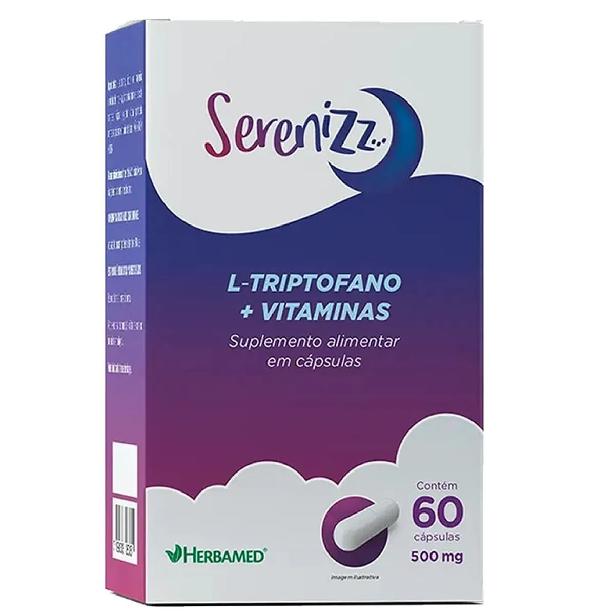 Serenizz 500mg Herbamed 60 Cápsulas