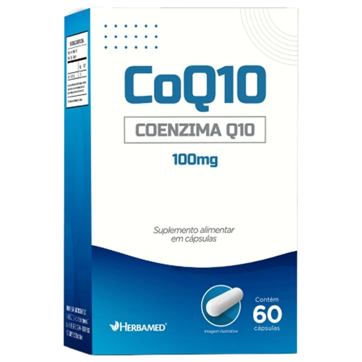 Coenzima Q10 100mg Herbamed 60 Cápsulas