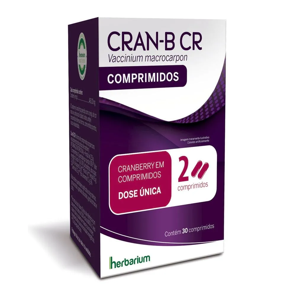 Cran-B CR Cranberry 460mg 30 Comprimidos