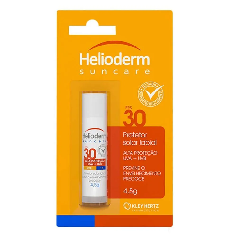 Protetor Labial Helioderm Suncare Diário Hertz FPS30 4,5g