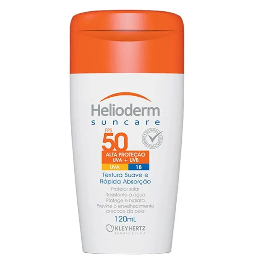 Protetor Solar Helioderm Suncare Hertz FPS50 120ml