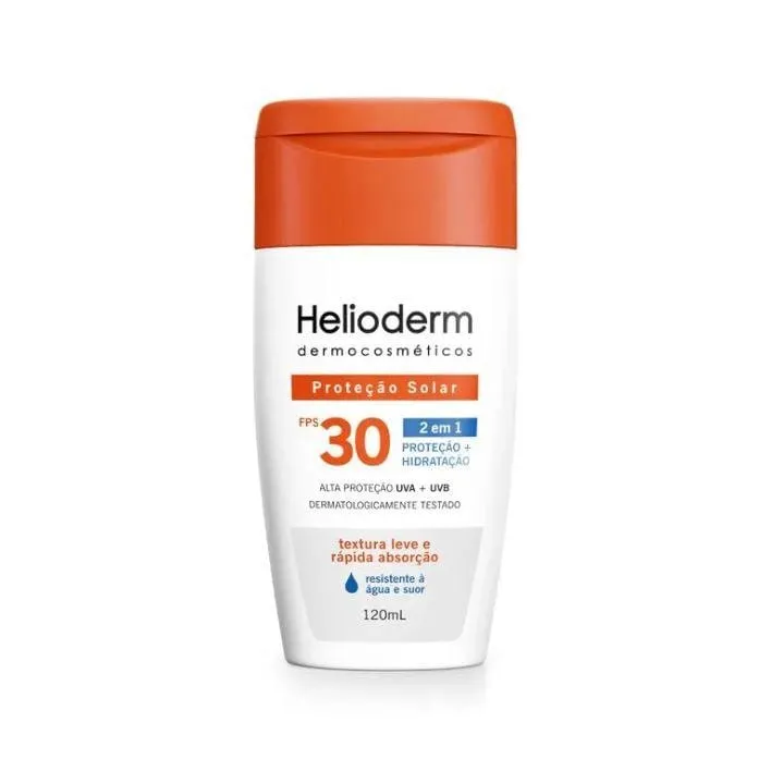 Protetor Solar Helioderm Suncare FPS 30 com 120ml