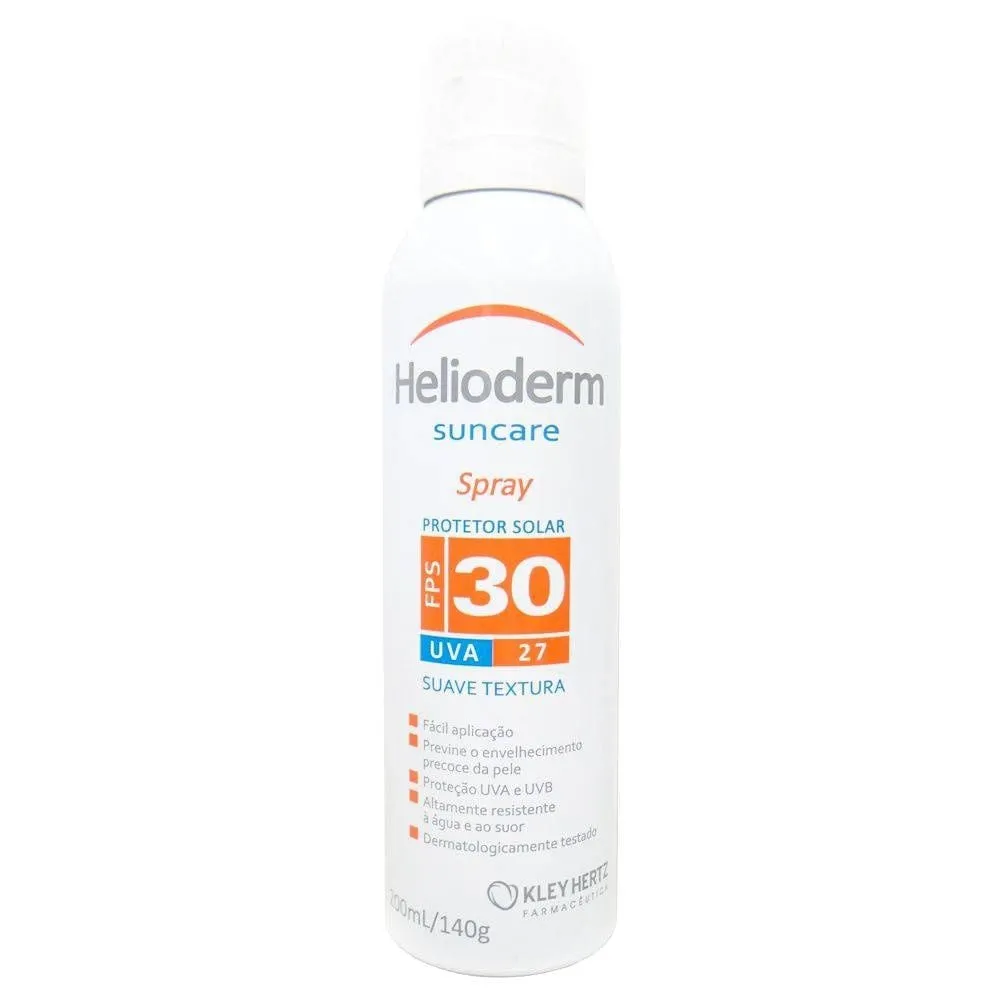 Protetor Solar Helioderm Suncare Spray Hertz FPS30 200mL