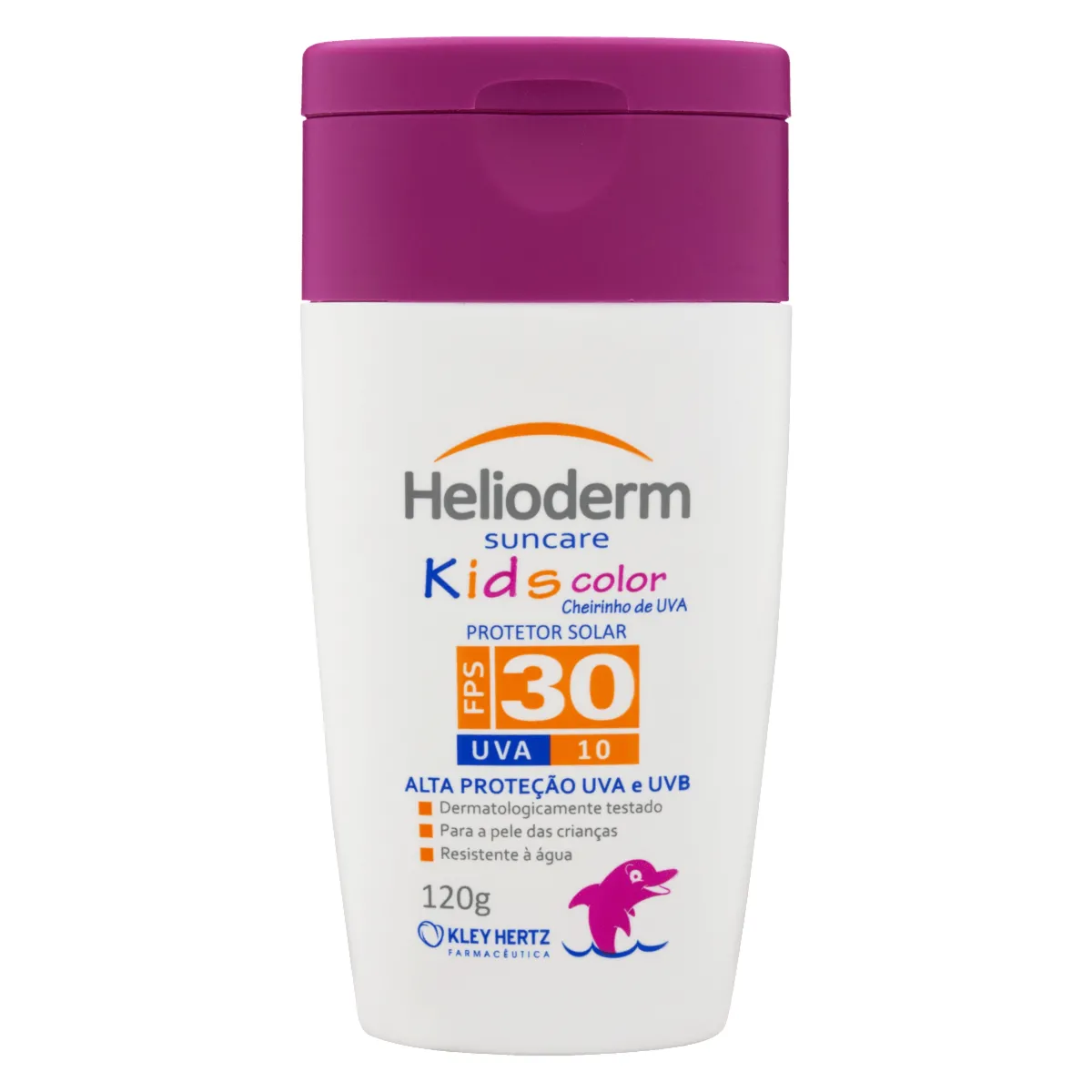 Protetor Solar Corporal Helioderm Suncare Kids Color Fps30 Com 120ml