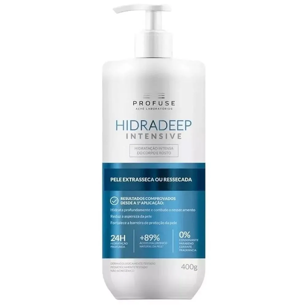 Hidratante Profuse Hidradeep Intensive Pele Extrasseca ou Ressecada 400g