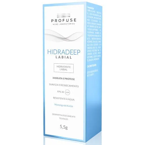 Hidradeep Loção Hidratante Labial FPS30 5,5g Profuse