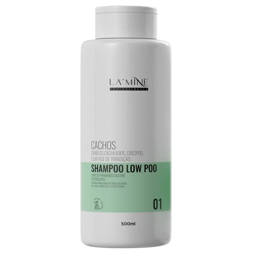 LaMine Profissional Shampoo Low Poo Cachos 500ml