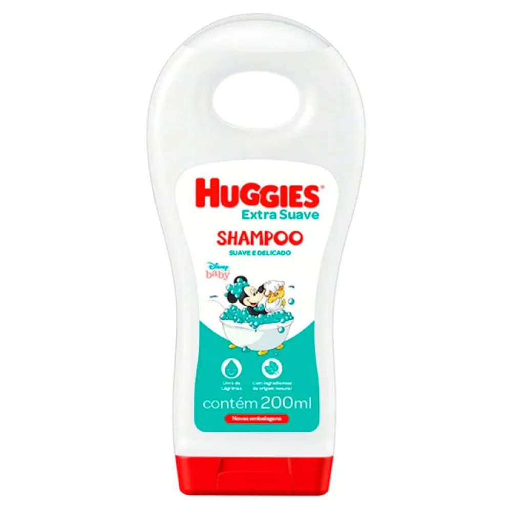 Shampoo Infantil Huggies Disney Baby Turma da Mônica Extra Suave 600ml