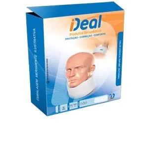 Colar Cervical de Espuma Noturno Branco G Ideal