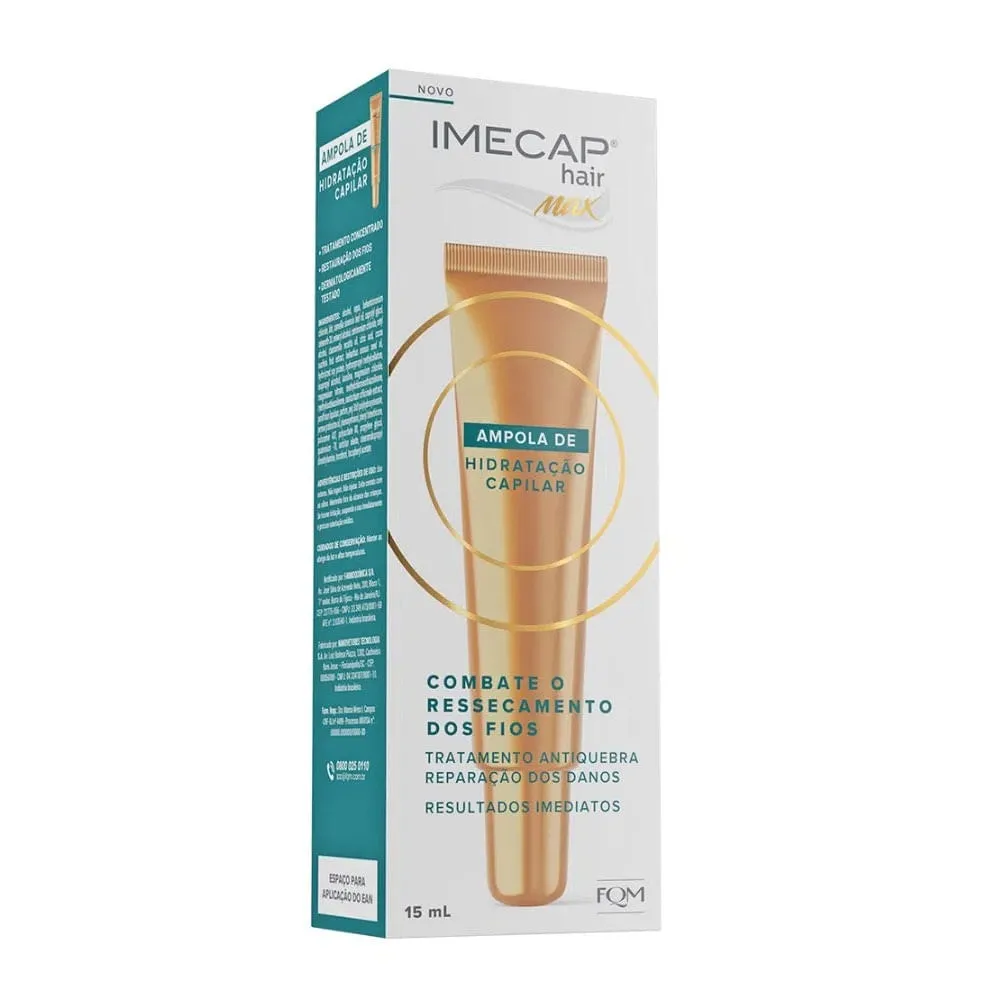 Imecap Hair Max Ampola de Hidratação Capilar 15ml
