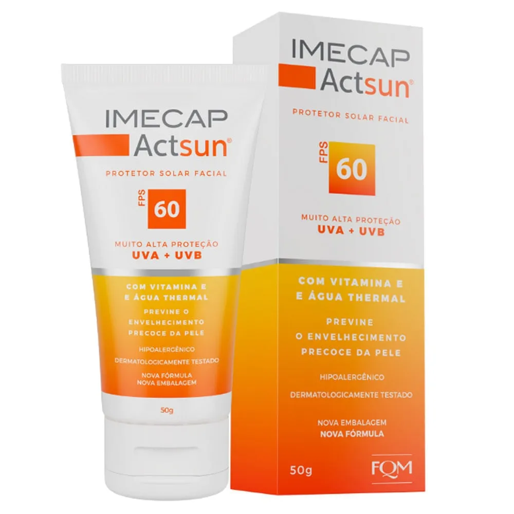 Protetor Solar Imecap Actsun FPS60 50g