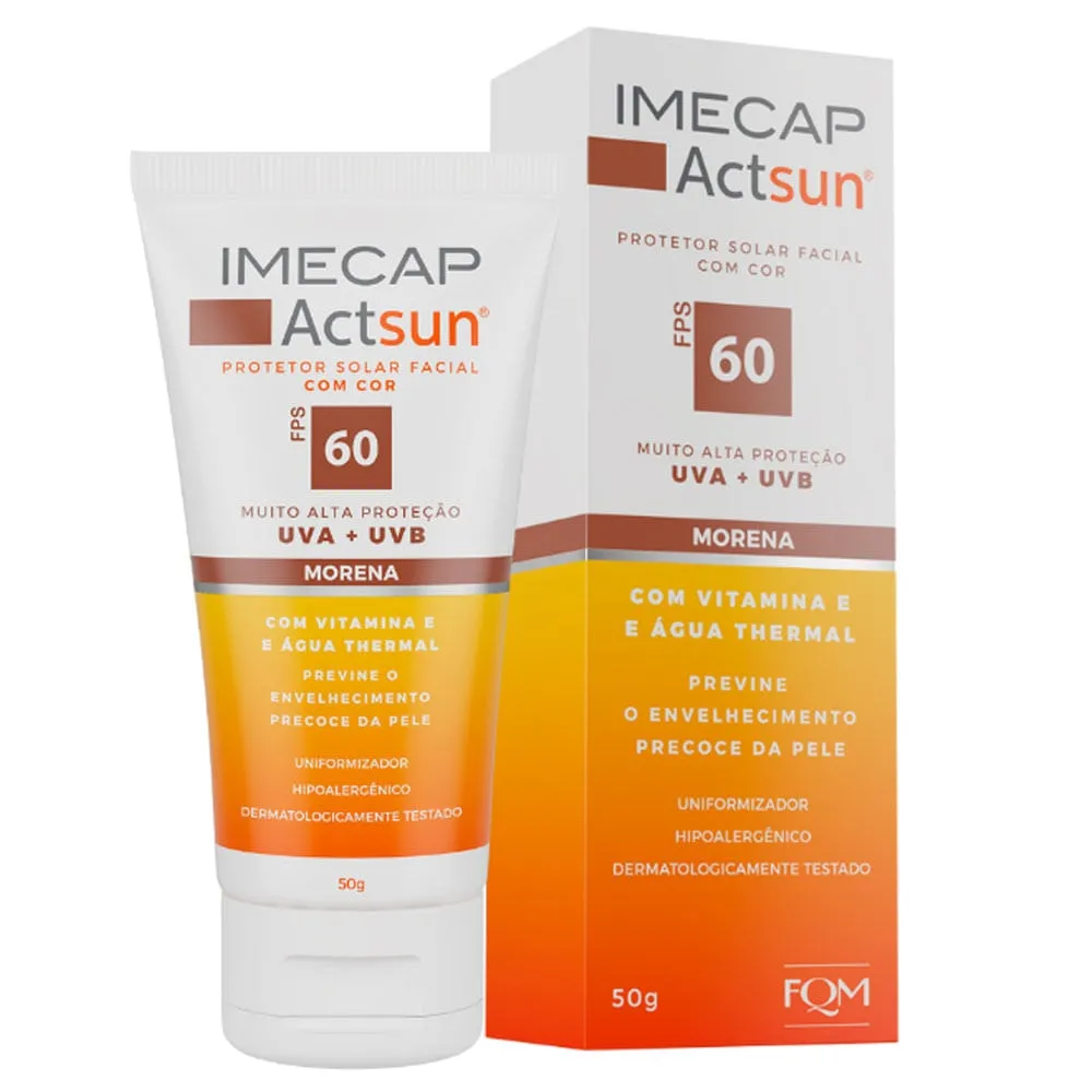 Protetor Solar Imecap Actsun Morena FPS60 50g