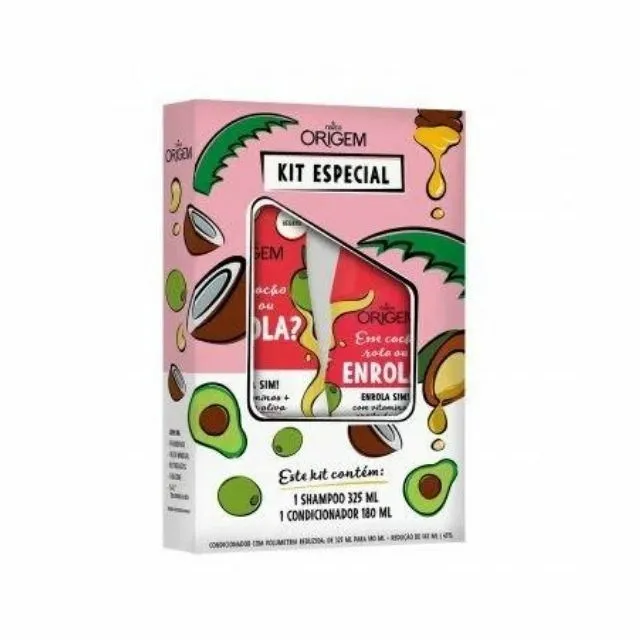 Shampoo + Condicionador Origem 325+180ml Azeite De Olivia