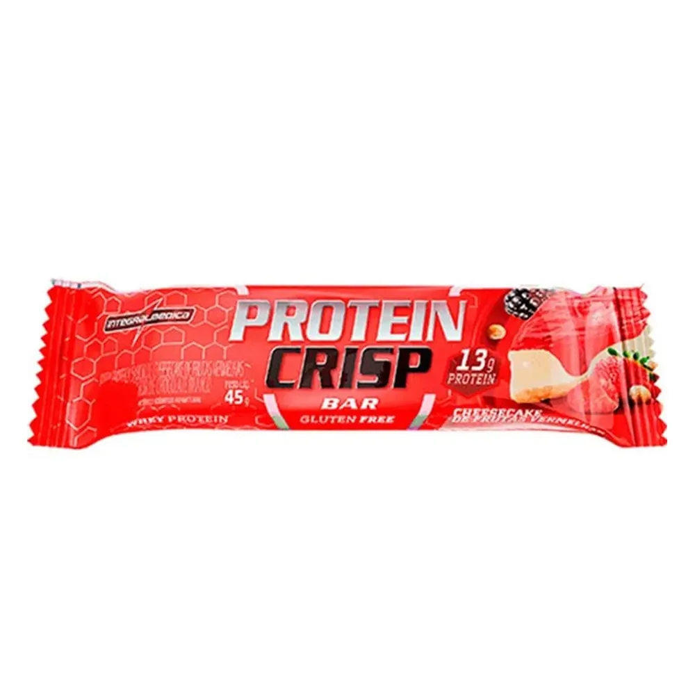 Barra Proteica Integralmedica Protein Crisp Frutas Vermelhas 45g