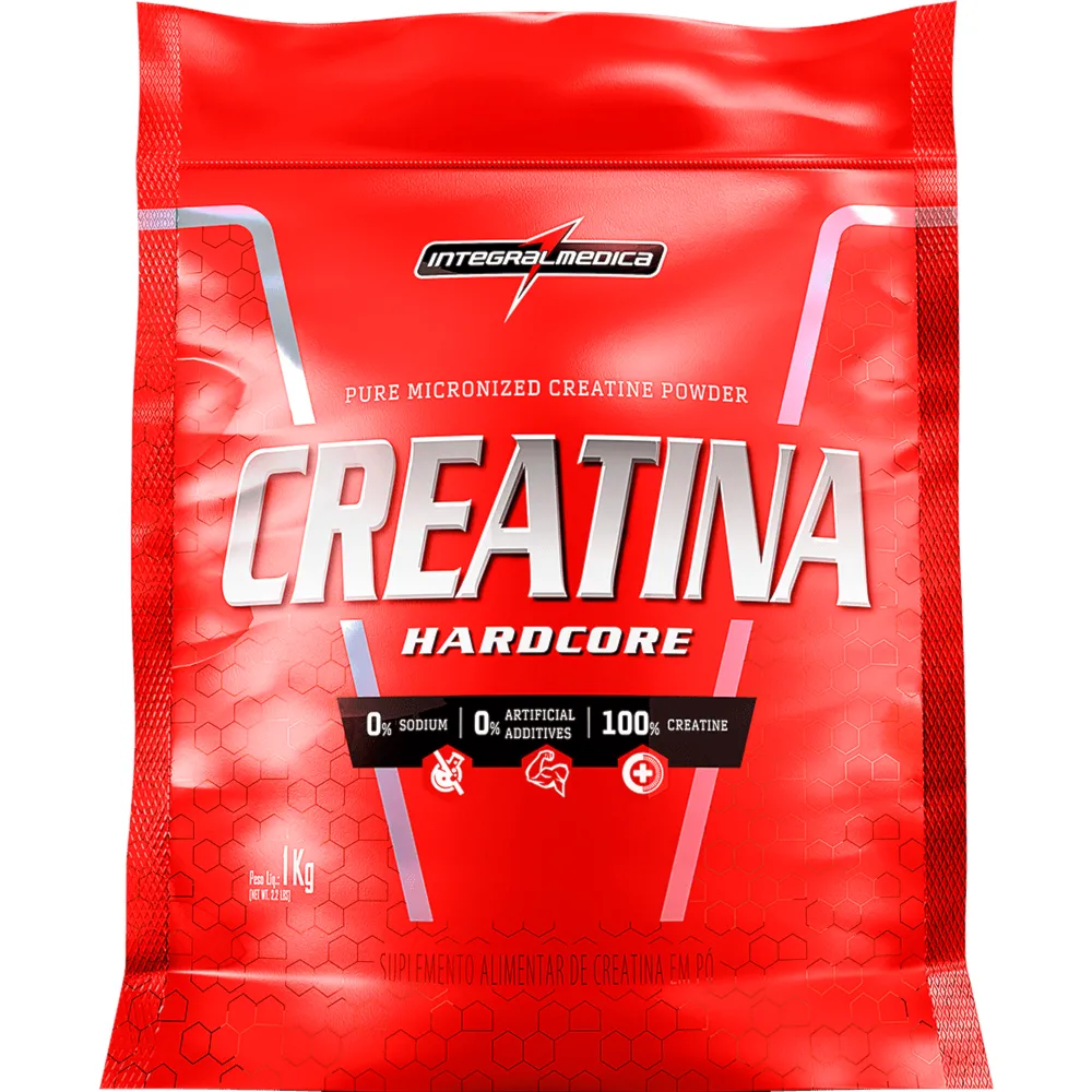 Creatina Hardcore Integralmedica Pouch 1kg