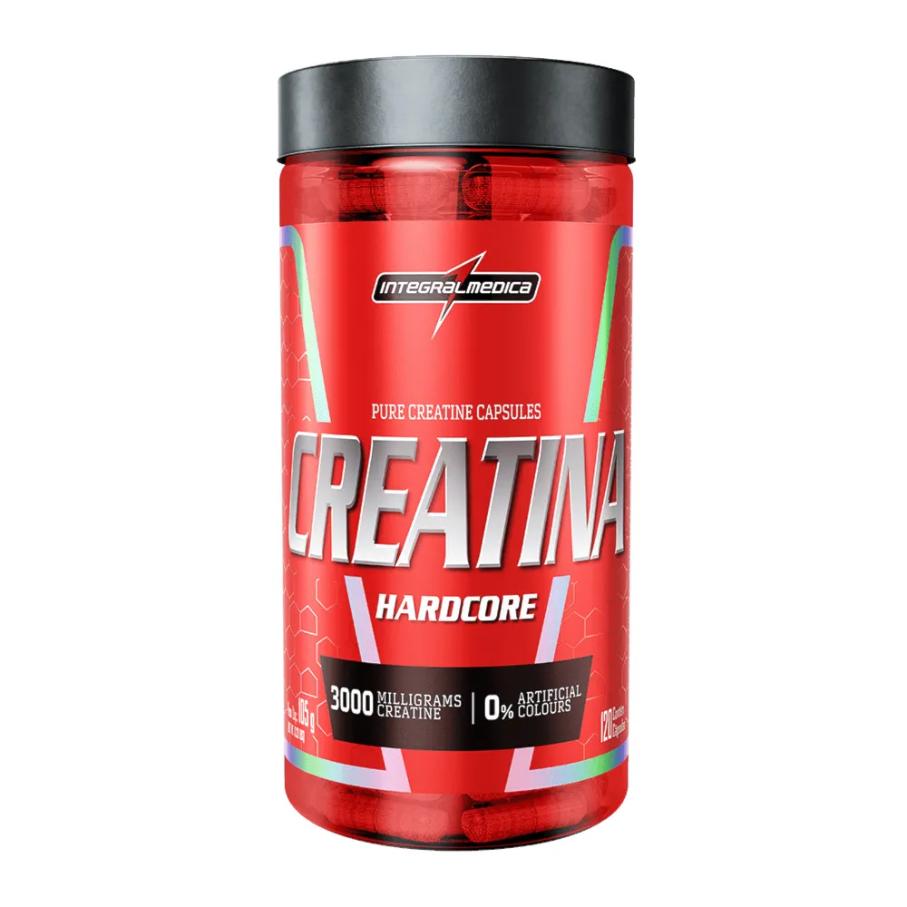 Creatina Hardcore Integralmedica 120 Cápsulas